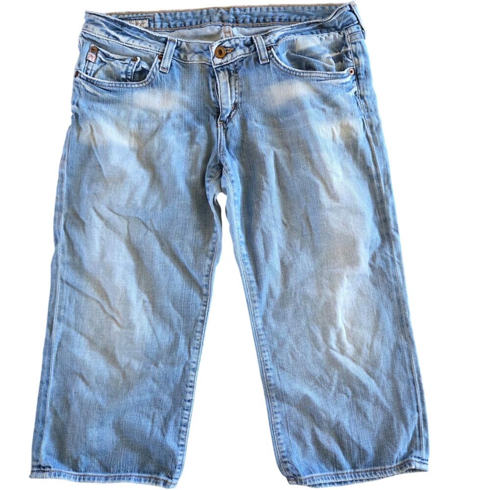 BIG STAR Sweet Crop jean capri's size 31 distressed